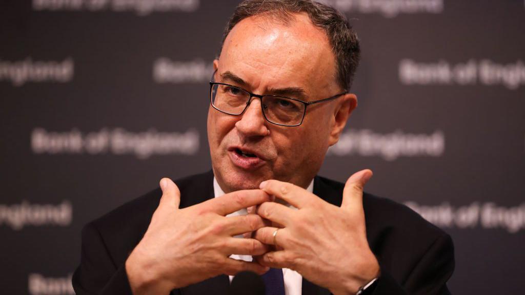 Andrew Bailey, Bank of England governor, speaking at a news conference