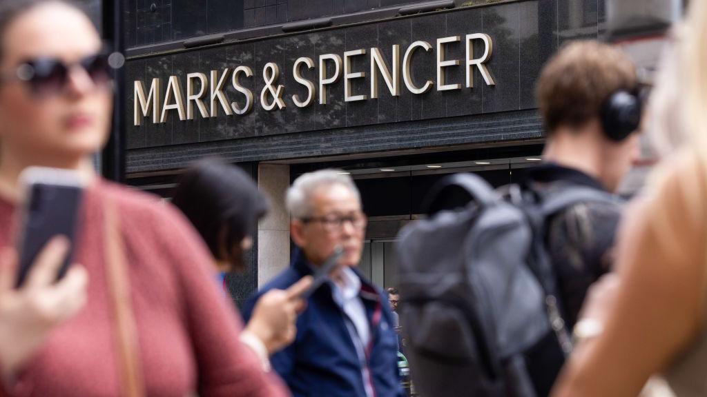 M&S sign outside a shop