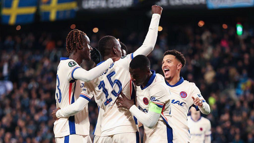 Chelsea celebrate