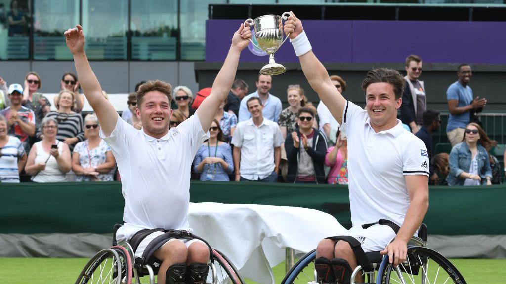 Hewett and Reid winning their first Grand Slam trophy in 2016.