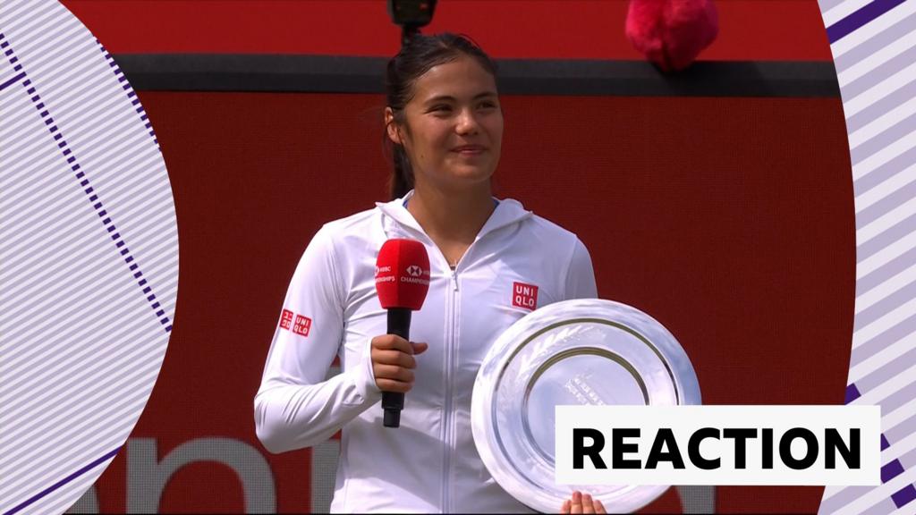 Raducanu thankful for 'incredible support' after Queen's final loss