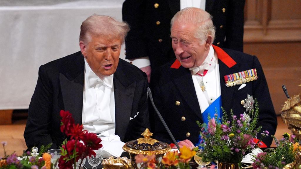 Donald Trump and King Charles 