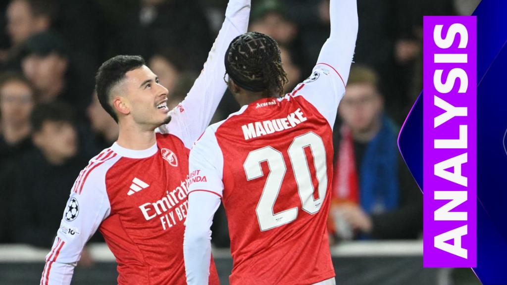 Madueke and Martinelli the 'magic men' for Arsenal in Brugge