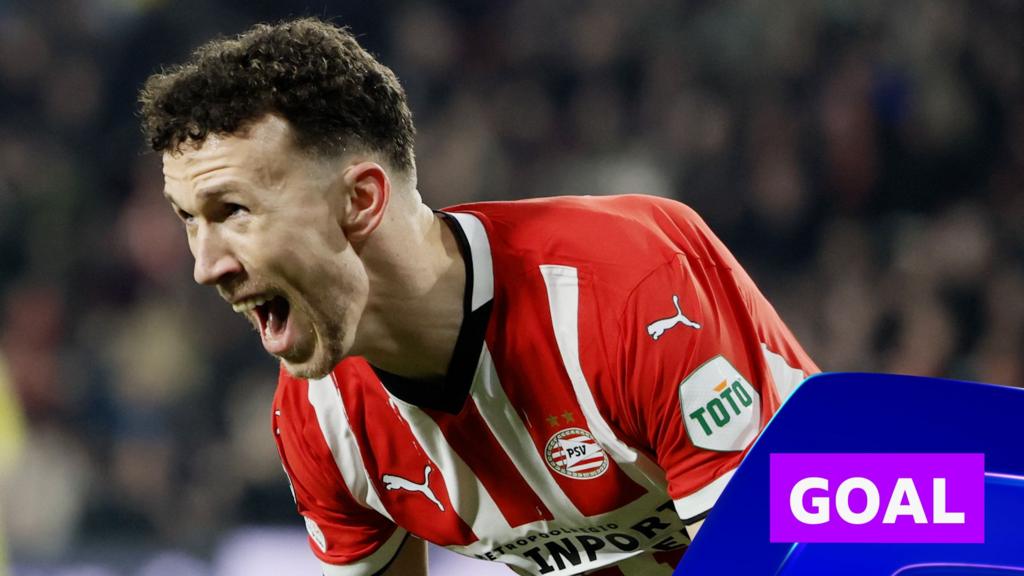 Perisic scores brilliant volley to bring PSV level against Juventus