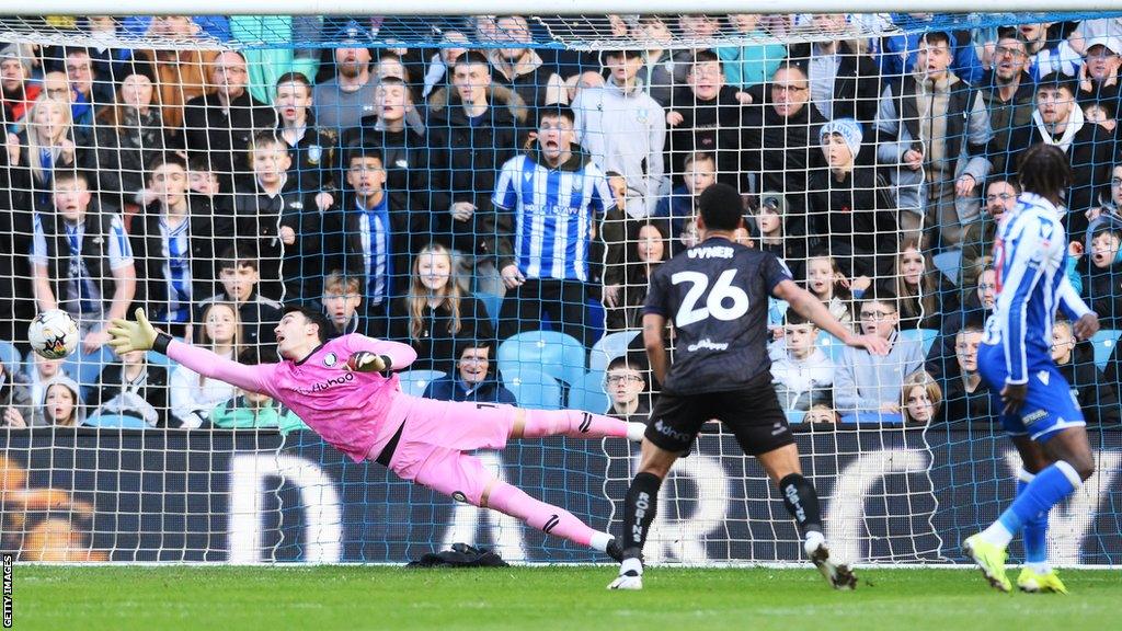 Ike Ugbo scores for Sheffield Wednesday