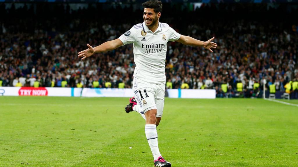 Asensio celebrates