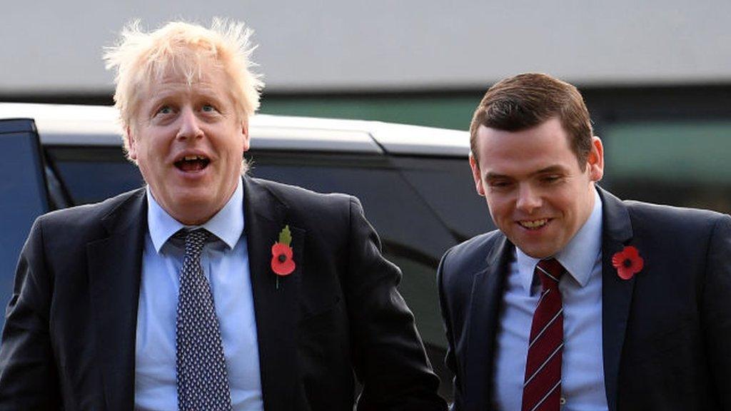 boris johnson and douglas ross