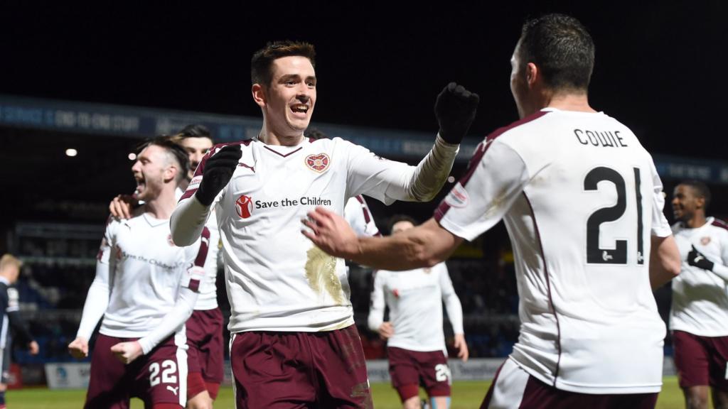 Jamie Walker celebrates the opening goal