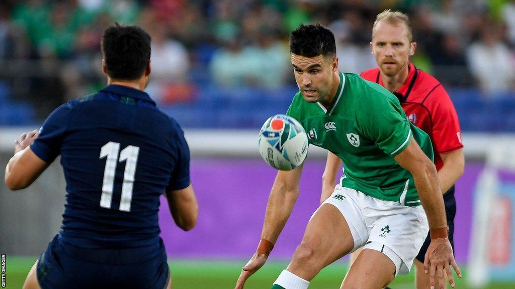 Murray in action against Scotland at the 2019 World Cup