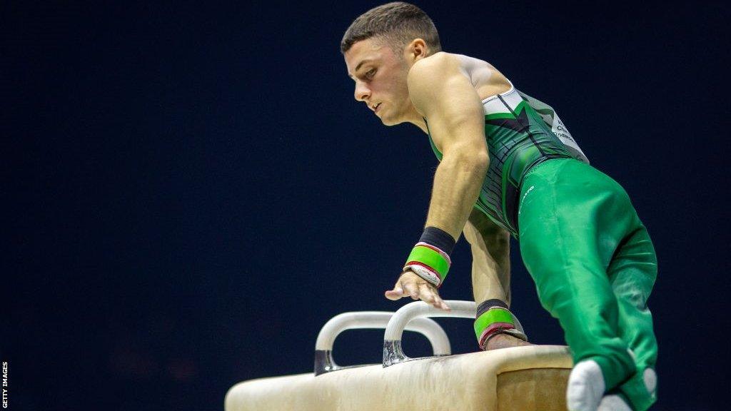 Ireland's Rhys McClenaghan took pommel horse gold at last November's World Championships in Liverpool