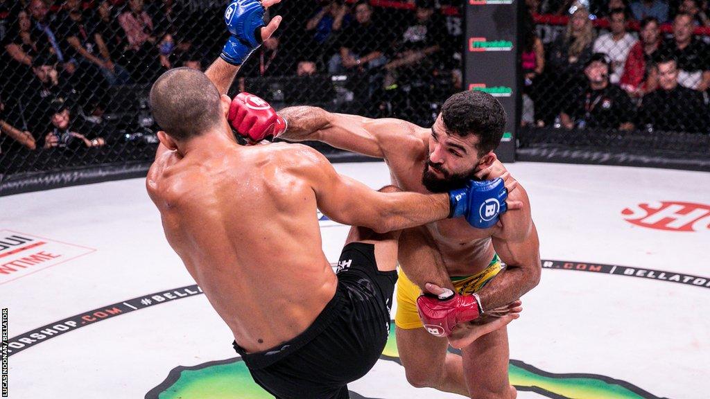 Patricio 'Pitbull' Freire punches Adam Borics