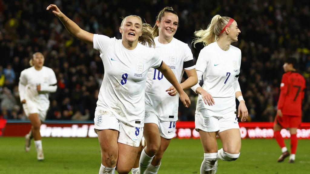 England celebrate