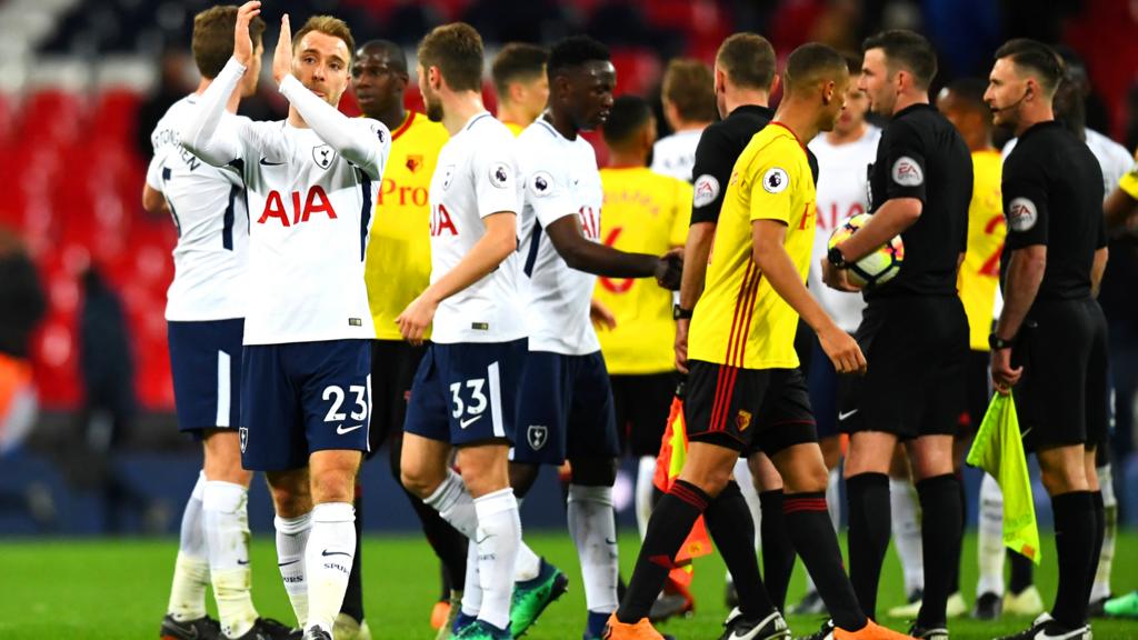 Tottenham celebrate