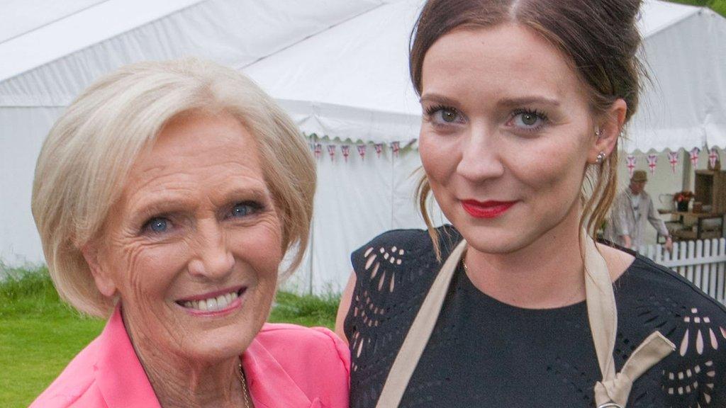 Mary Berry and Candice Brown