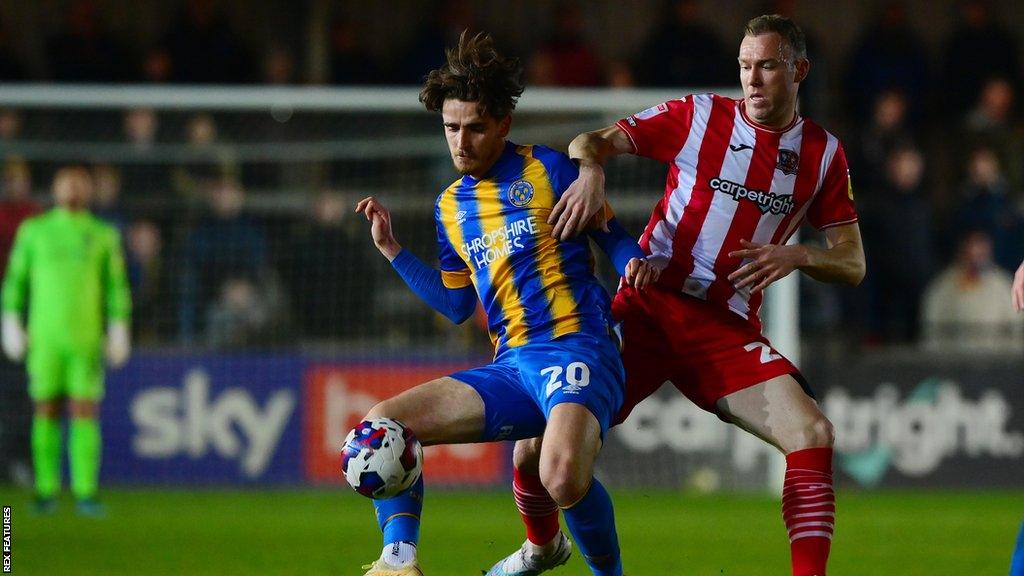 Kevin McDonald has played four times for Exeter City since his January move from Dundee United