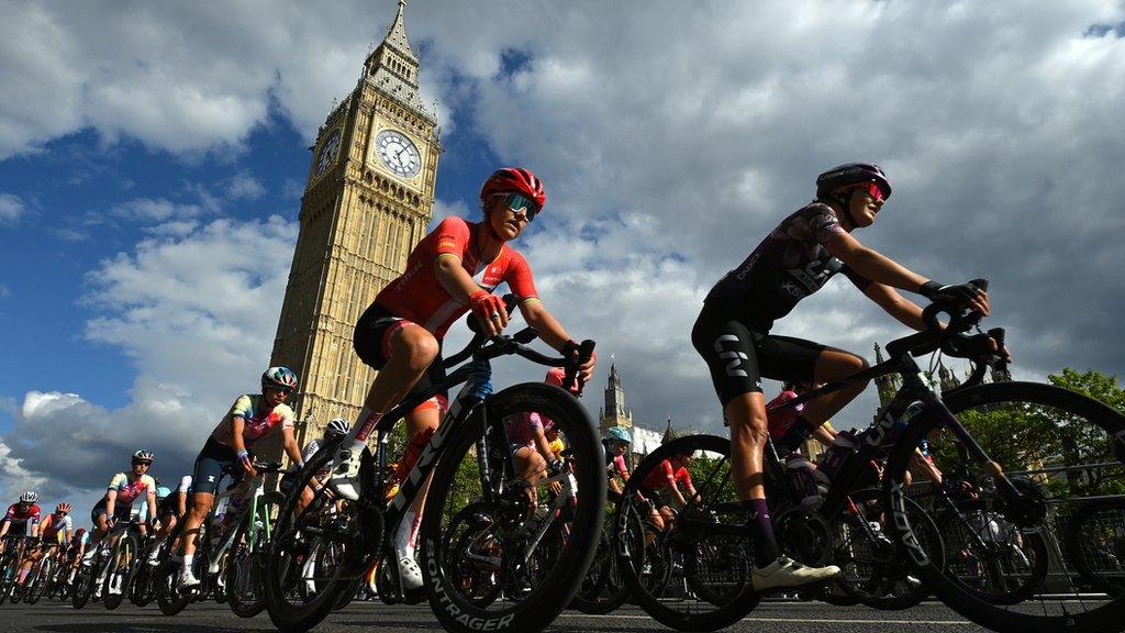 Riders at RideLondon