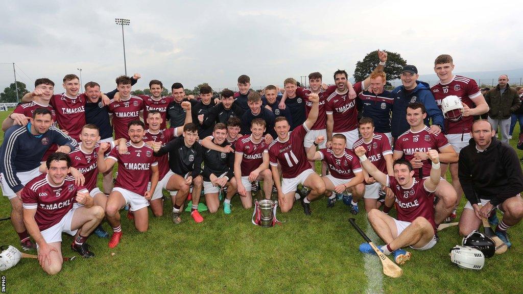 Slaughtneil celebrate their Derry title triumph in September