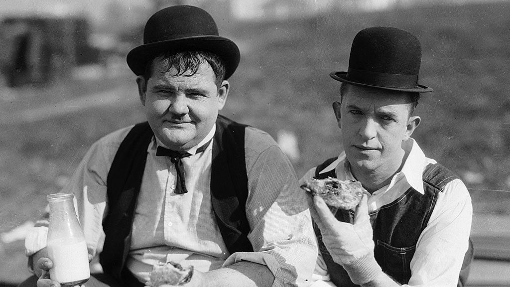 Stan Laurel and Oliver Hardy