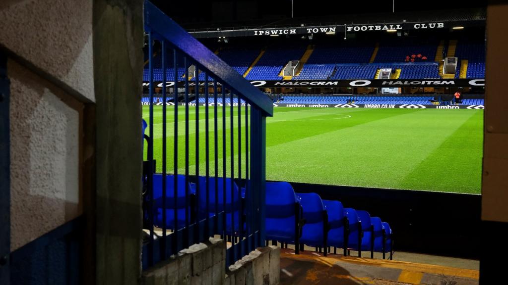 General view of Portman Road, Ipswich