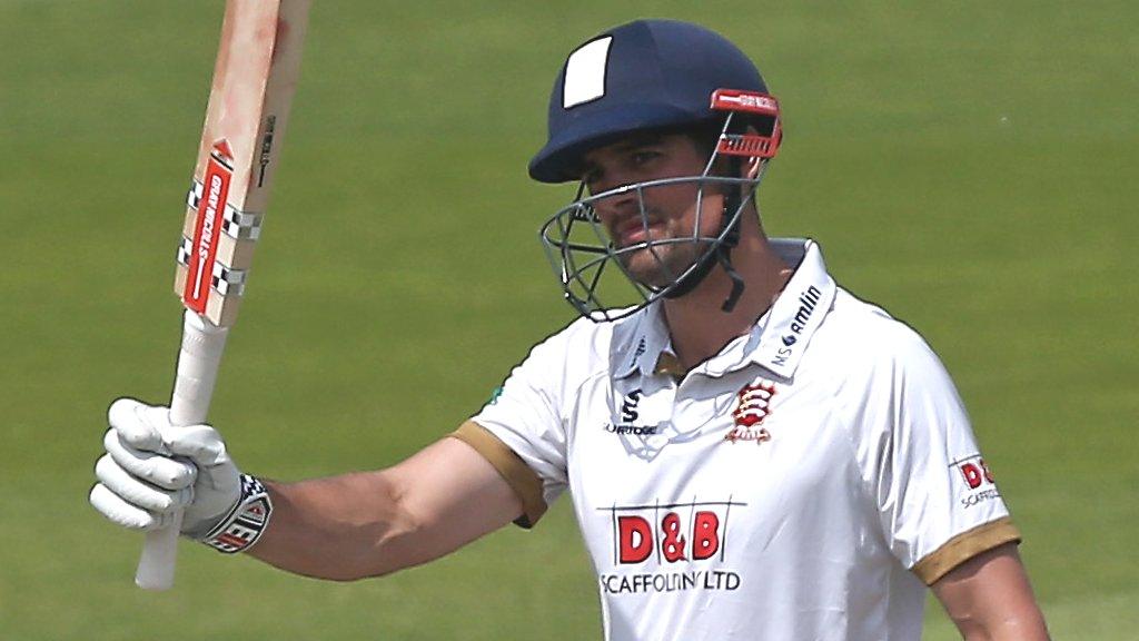 Alastair Cook passed 50 at Old Trafford for the 166th time in first-class cricket