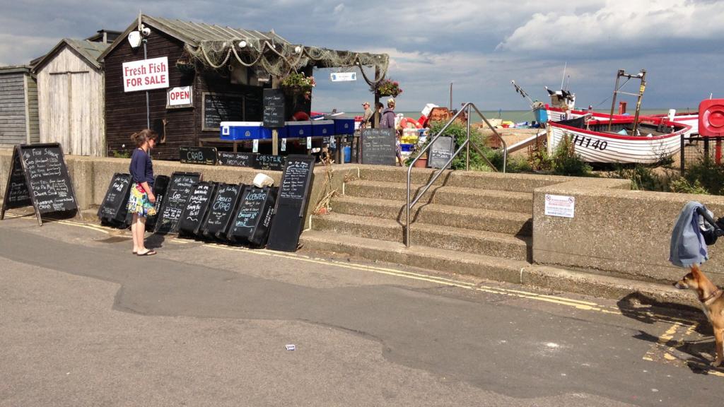 Fish huts in Aldeburgh