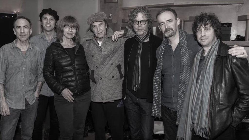 Ray Davies in the studio with the Jayhawks