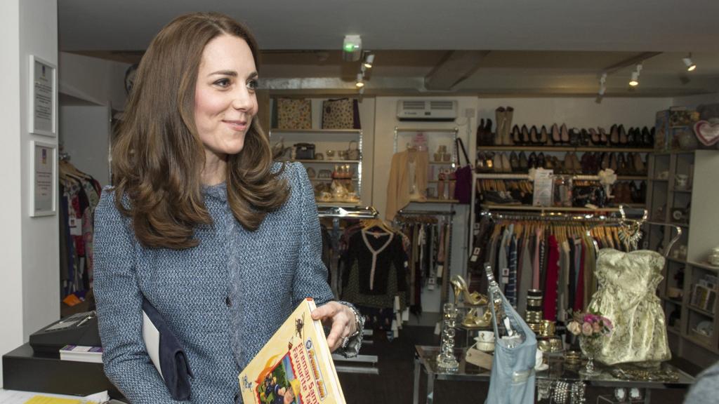 Duchess at shop opening