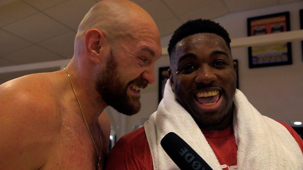 Tyson Fury and Walt Harris