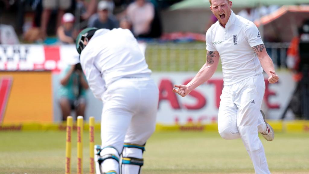 Ben Stokes celebrates