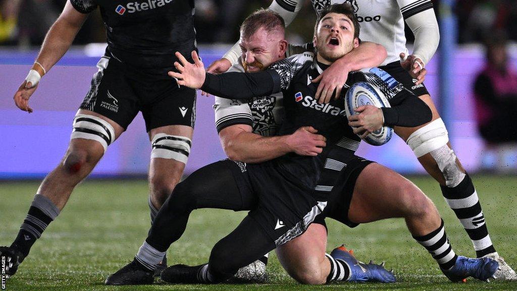 Argentina wing Mateo Carreras playing for Newcastle