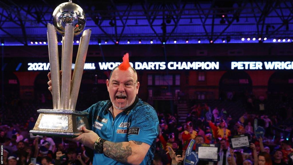 Peter Wright won the World Championship in both 2020 and 2022