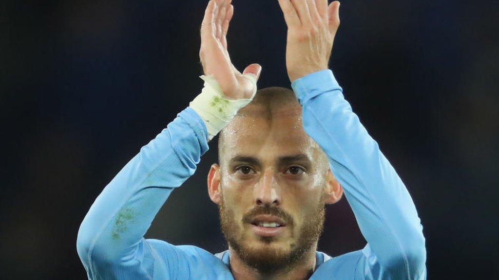 Manchester City midfielder David Silva