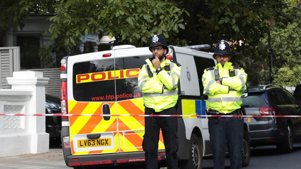 Police near Parsons Green station