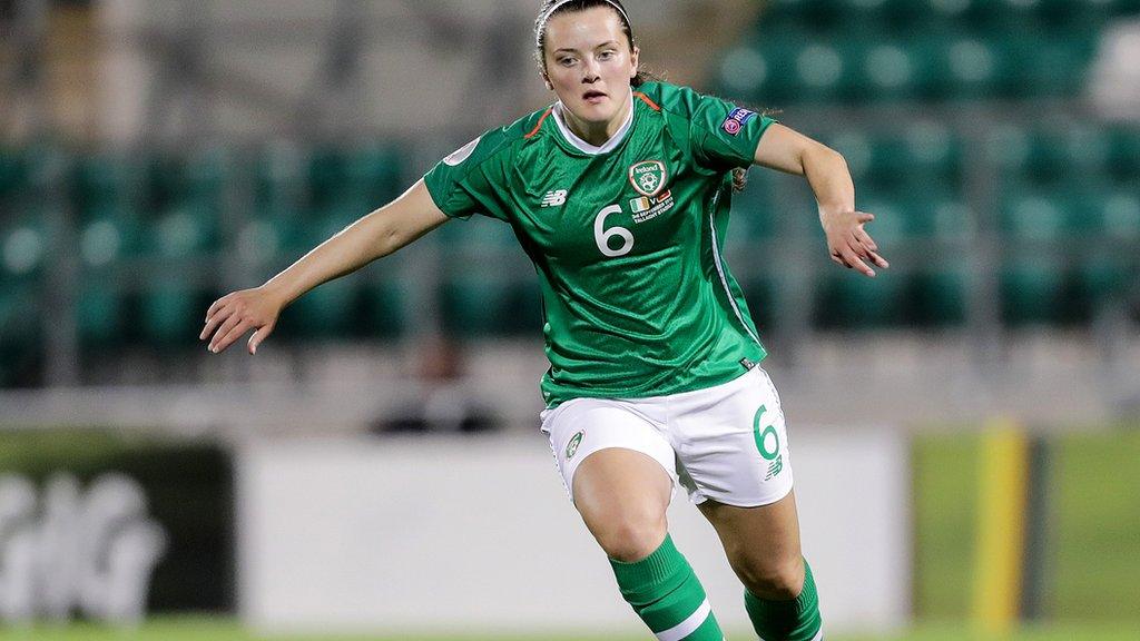 Tyler Toland in action for the Republic of Ireland