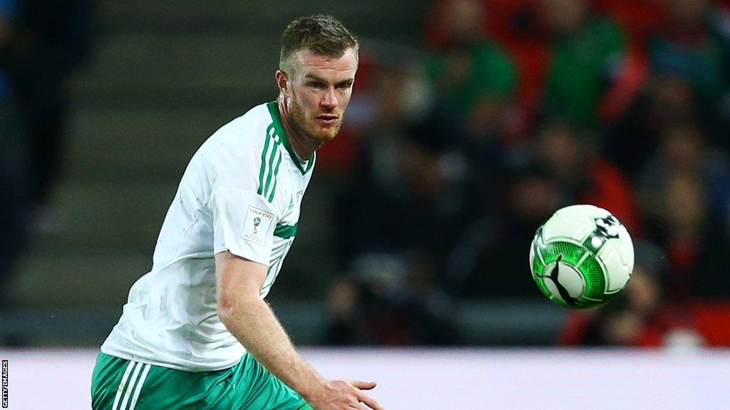 Chris Brunt in action for Northern Ireland