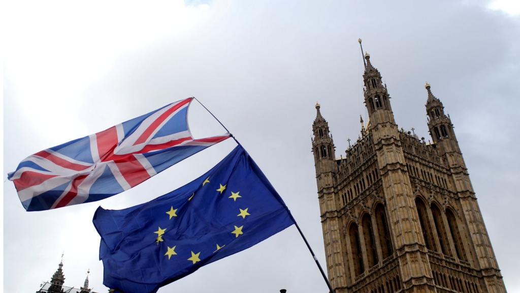 UK and EU flags