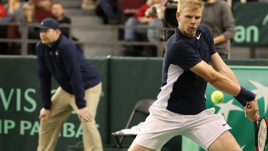 Kyle Edmund of Great Britain