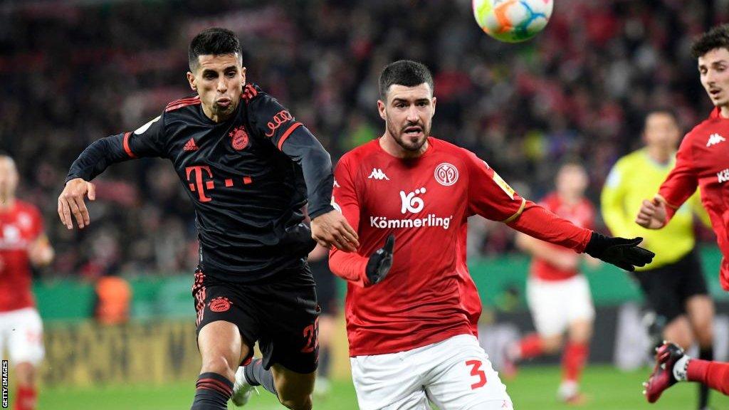 Joao Cancelo made his Bayern Munich debut a day after signing on loan from Manchester City