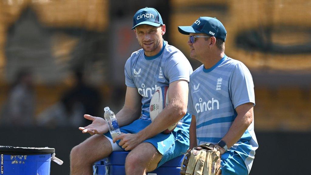 England captain Jos Buttler and coach Matthew Mott