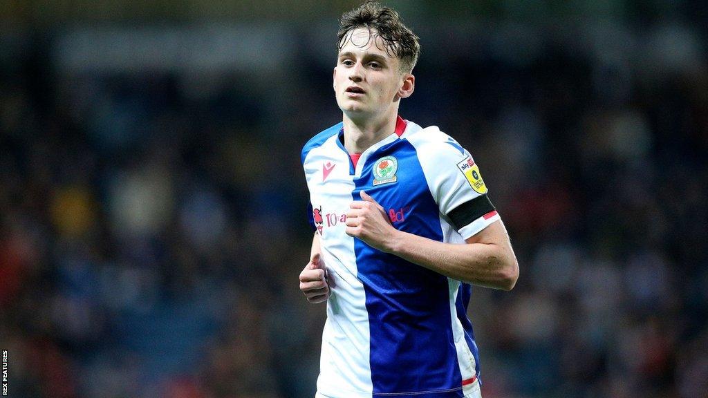 Tyler Morton in action for Blackburn Rovers