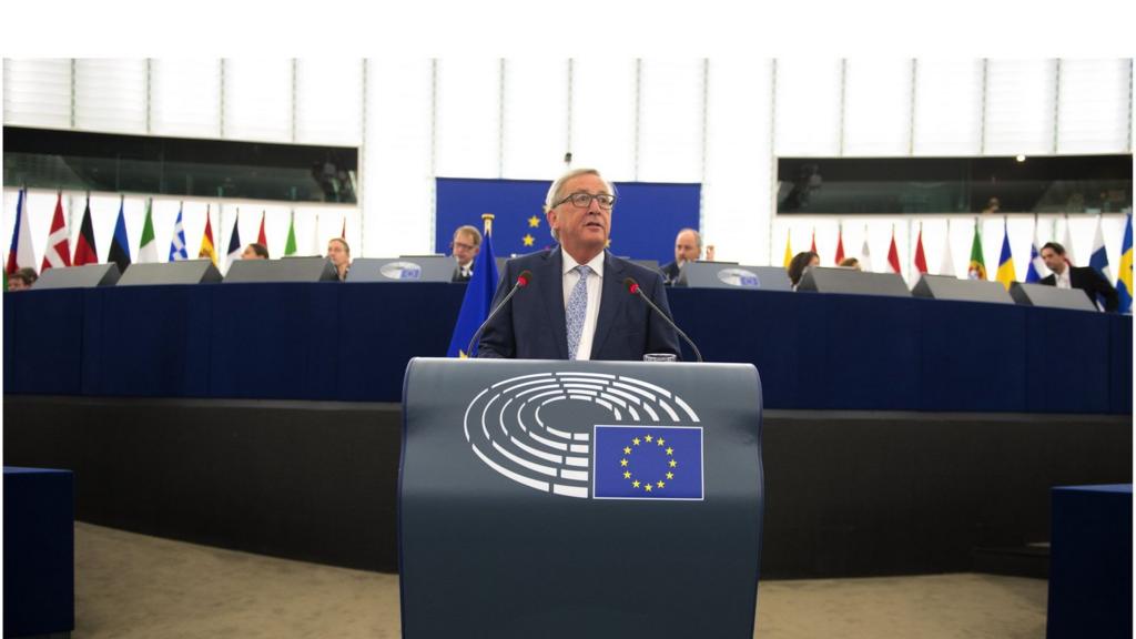 Jean-Claude Juncker at the European Parliament