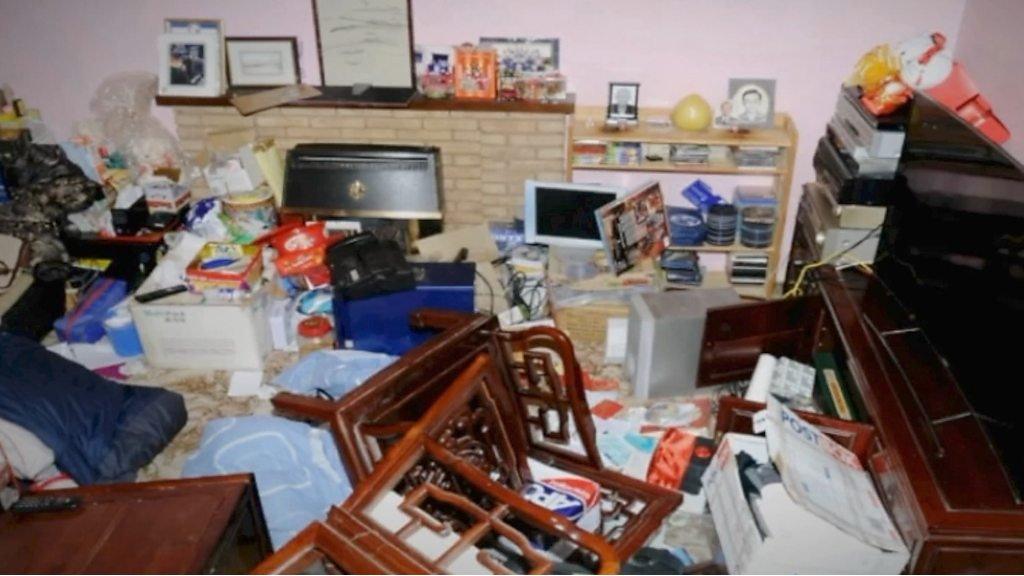 Ransacked home