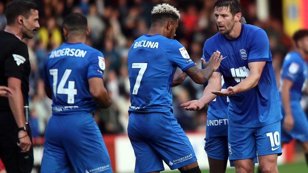 Juninho Bacuna had not scored for Birmingham City since Blues' 1-1 draw at Wigan Athletic in March