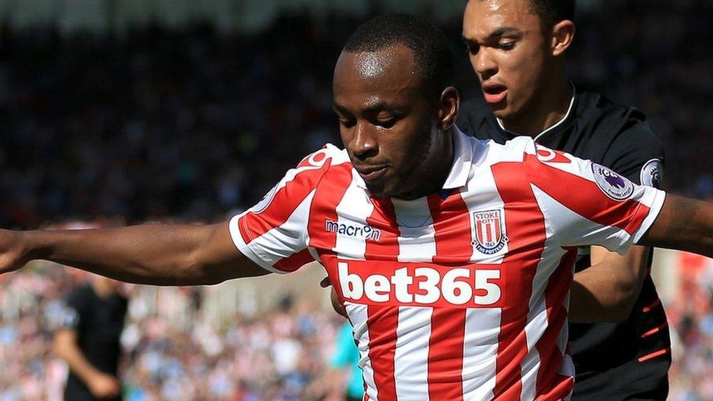 Saido Berahino made his fifth Stoke City start in Saturday's 2-1 home defeat by Liverpool