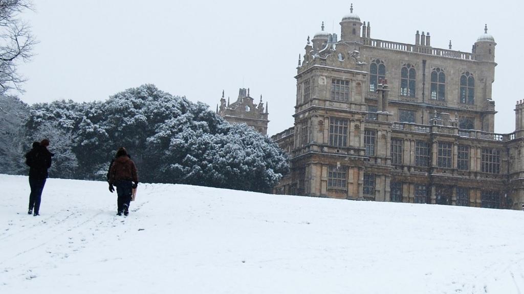 Wollaton in snow