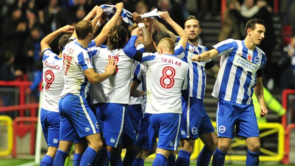 Brighton celebrate