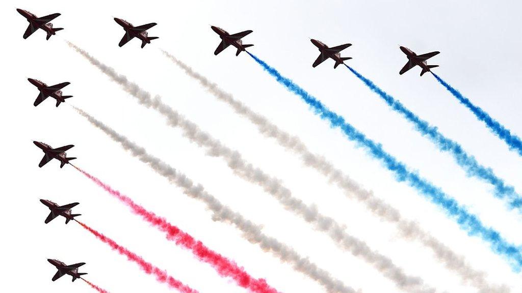 Red arrows RAF display team