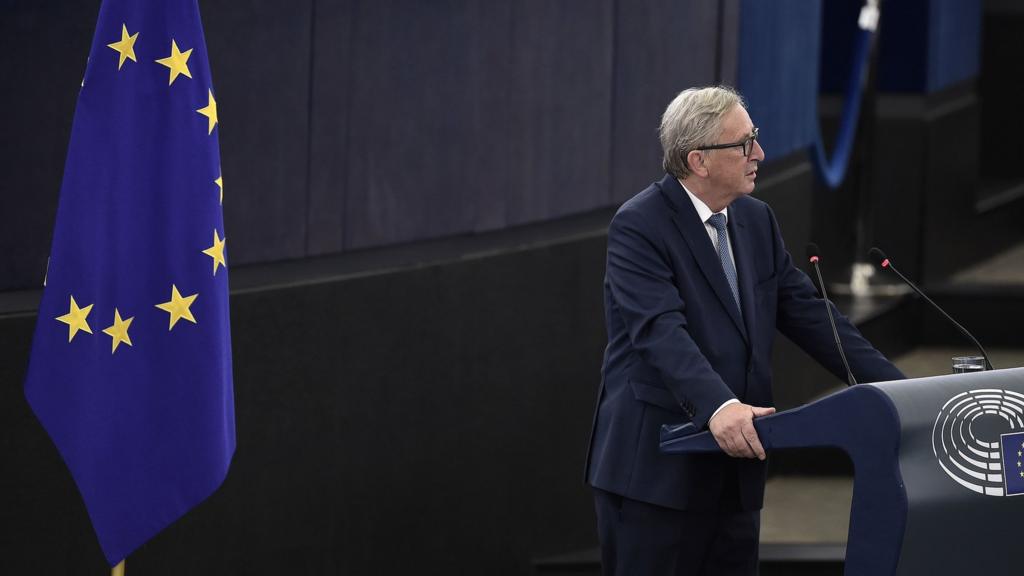 Jean-Claude Juncker at the European Parliament