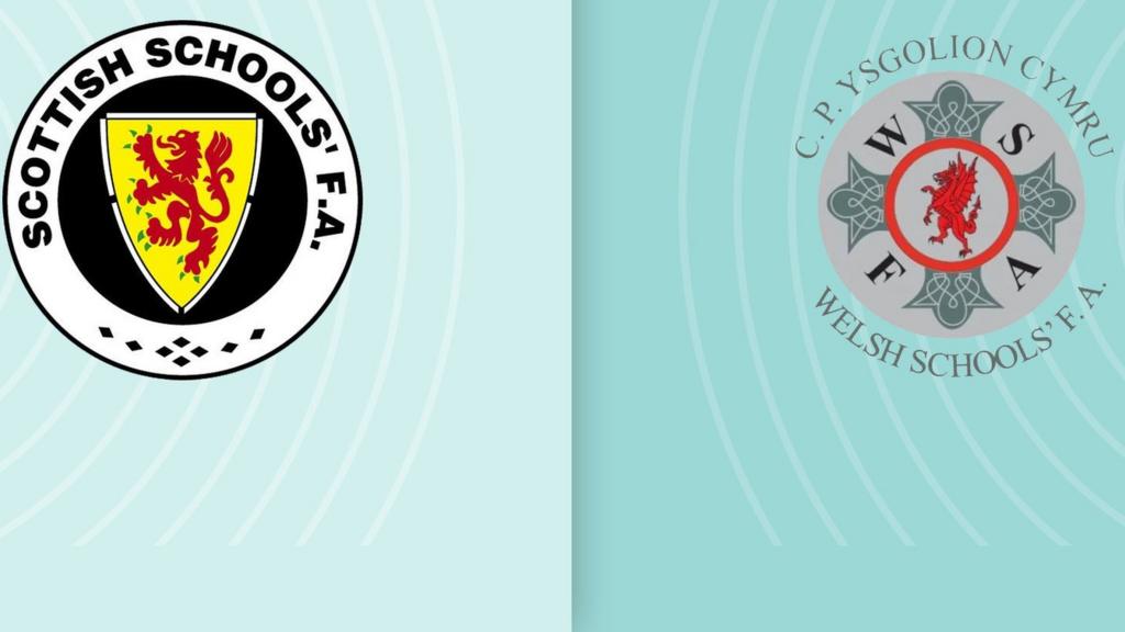 Scotland U18 boys v Wales U18 boys badge graphic