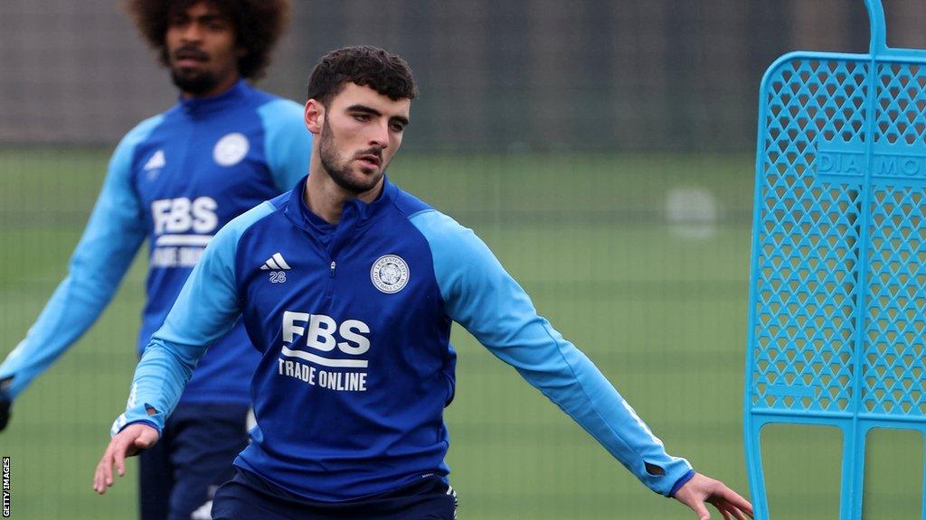 Tom Cannon training at Leicester City